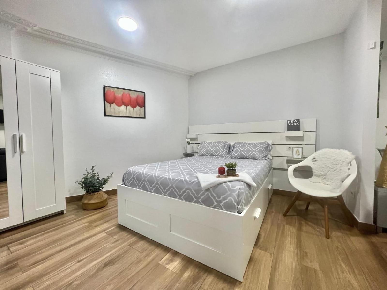Apartamento Centrico Cerca De La Playa Bueu Luaran gambar